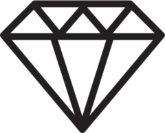 Vector Diamond Symbol Sticker