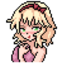 Vector Pixel Art Anime Girl sticker