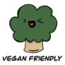 Vegan Friendly Green Broccoli Sticker