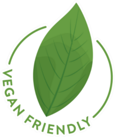 Vegan Friendly Green Leaf Sticker