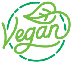 Vegan Icon With Leaf Sticker
