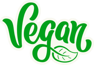 Vegan Leaf Sticker