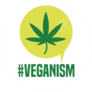 Veganism Weed Sticker
