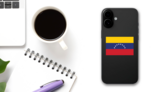 Venezuela Flag Sticker on a Phone (New) example