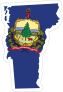 Vermont Flag State Sticker