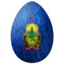 Vermont State Flag Easter Egg Sticker