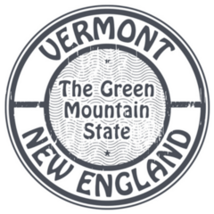 Vermont The Green Mountain State New England Sticker