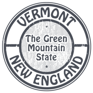 Vermont The Green Mountain State New England Sticker