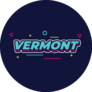 Vermont Typography Sticker