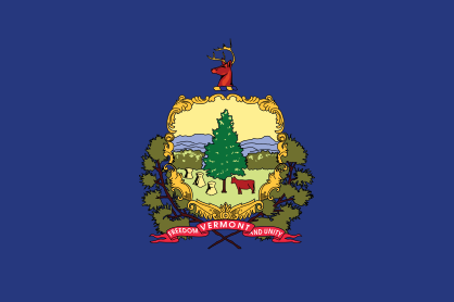 Vermont Vt State Flag Sticker