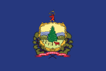 Vermont Vt State Flag Sticker