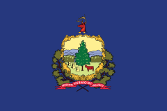 Vermont Vt State Flag Sticker