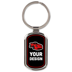 Vertical Rectangle Key Chain