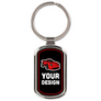 Vertical Rectangle Key Chain