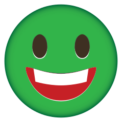 Very Happy Phone Emoji Sticker