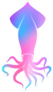 Vibrant Squid Bio Luminescent Sticker