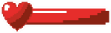Video Game Heart Life Bar Sticker