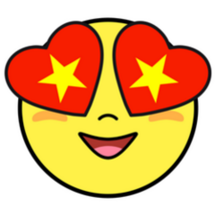 Vietnam Emoji Icon Sticker