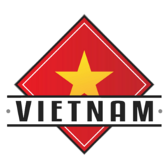 Vietnam Flag Emblem Sticker
