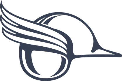 Viking Helmet with Wings Sticker