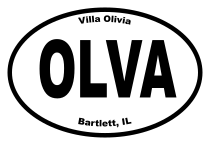 Villa Olivia Oval Sticker