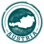 Vintage Austria European Country Stamp Sticker
