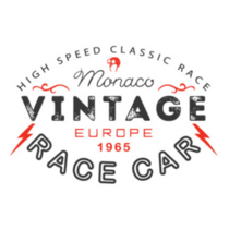 Vintage Car Monaco Sticker