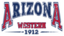 Vintage College Arizona Western Lettering Sticker
