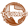 Vintage Distressed Texas Usa State Stamp Sticker