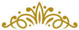 Vintage Elegant Gold Tiara Sticker