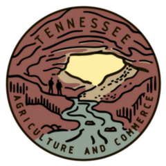 Vintage Label Of A Tennessee. Cave Sticker