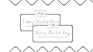 Vintage Market Days Custom Die Cut Stickers