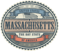 Vintage Massachusetts Stickers