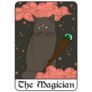 Vintage Mystic The Magician Tarot Card Sticker