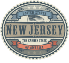 Vintage New Jersey Sticker