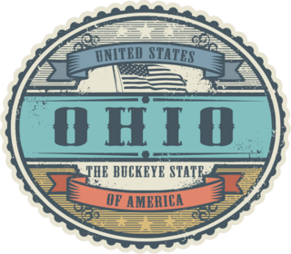 Vintage Ohio Sticker
