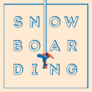 Vintage Snowboarding Poster Sticker