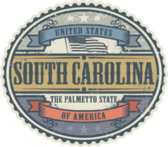 Vintage South Carolina Sticker