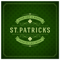 Vintage St. Patricks Day Sticker