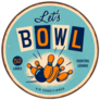 Vintage Style Let’s Bowl 1950s Sticker