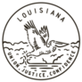 Vintage Vector Round Label Louisiana Sticker