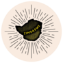 Vintage Zimbabwe Map Grunge Sticker