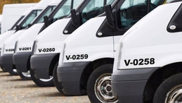 Vinyl Numbering Truck Fleet