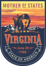 Virginia Banner Sticker