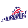 Virginia City Typography USA Sticker