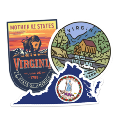 Virginia Stickers