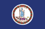Virginia Va State Flag Sticker