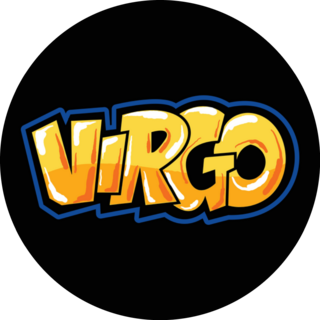 Virgo Hand Lettering Graffiti Sticker