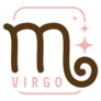 Virgo Sign Template Design Sticker