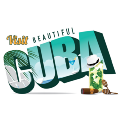 Visit Beautiful Cuba Sticker